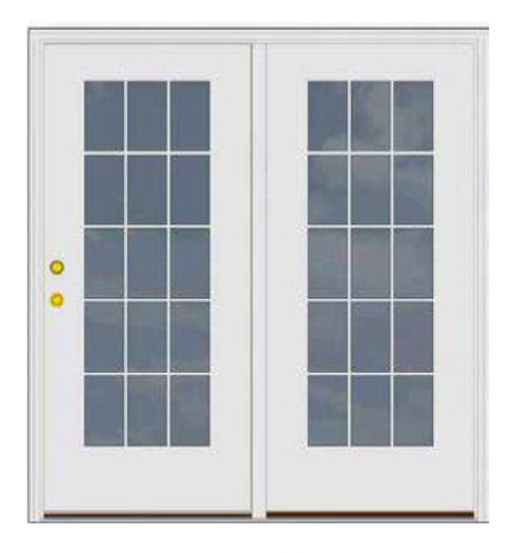 Dining room door - atrium