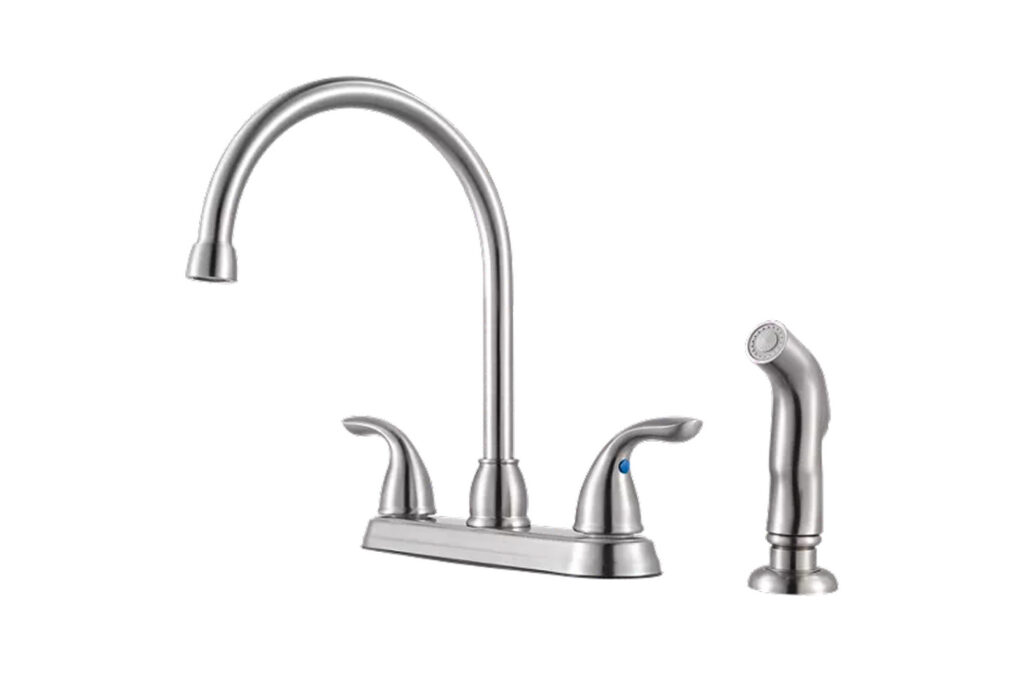 Pfister® Pfirst series 2-handle with spray faucet